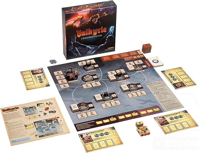 Valkyrie: A Black Orchestra Game – Standalone World War II Espionage Game 1-4 Players Ages 14+ Strategic Board Game