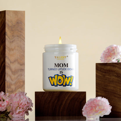 Scented Candle for Mom - Mother's Day Gifts - Perfect Home Décor Gift Elegant Gift for Mom - Birthday Gifts - 8.4oz Candle Jars - Pear & White Jasmine
