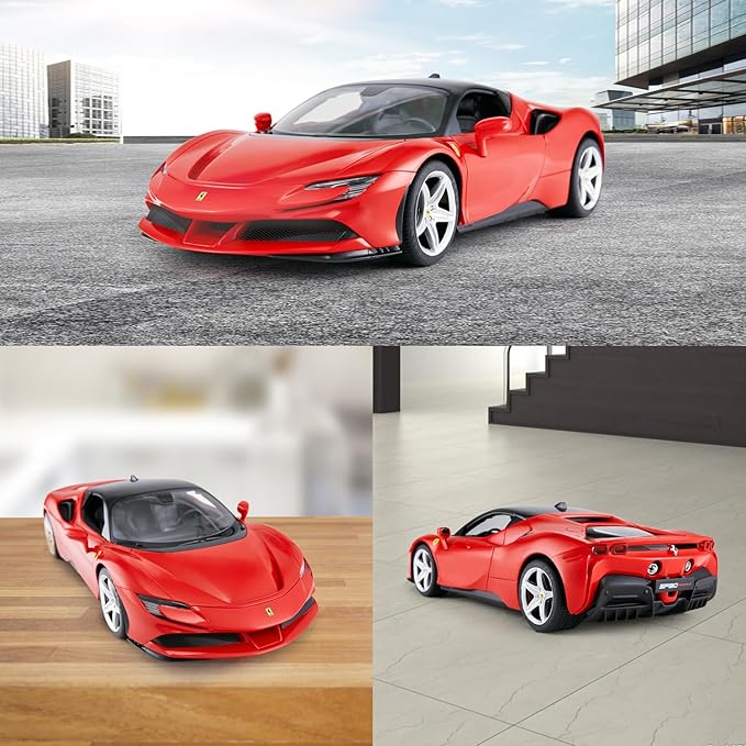 RASTAR 1/14 Ferrari SF90 Stradale Radio Remote Control Car Ferrari SF90 Model Car Toy Car for Boys Kids 2.4G