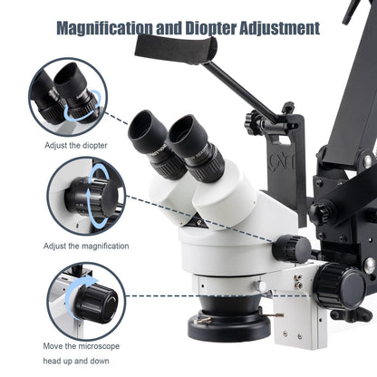 DZQ Microscope and 4 Inch Ball Vise