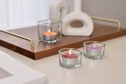 COCODOR Scented Tealight Candles/Honey Peach / 25 Pack / 4-5 Hour Extended Burn Time/Made in Italy, Cotton Wick, Scented Home Deco, Fragrance, Mother's Day