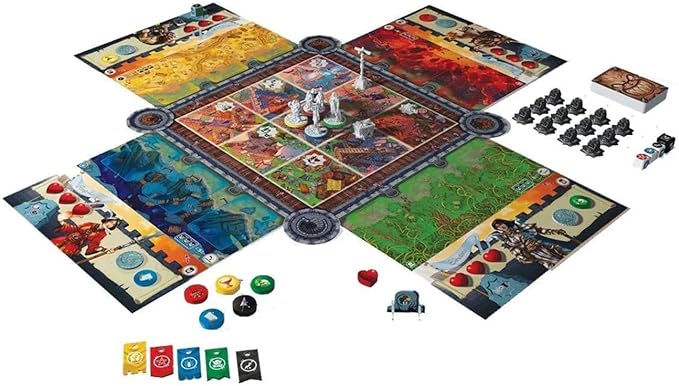 Last Bastion Board Game - Epic Cooperative Defense Game Combat the Baleful Queen's Hordes! Strategy Game for Kids &amp Adults Ages 14+ 1-4 Players 45 Minute Playtime Made by Repos Production