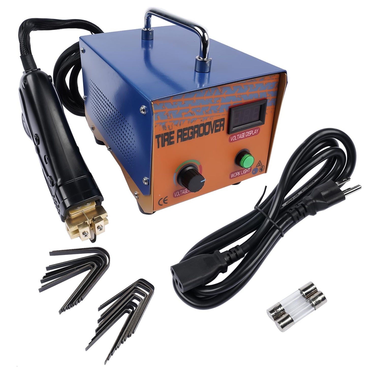 Getanye 110V 1000W Tire Grooving Machine Truck Tire Rubber Groover Grooving Tool Heated Machine Tyre Regroover