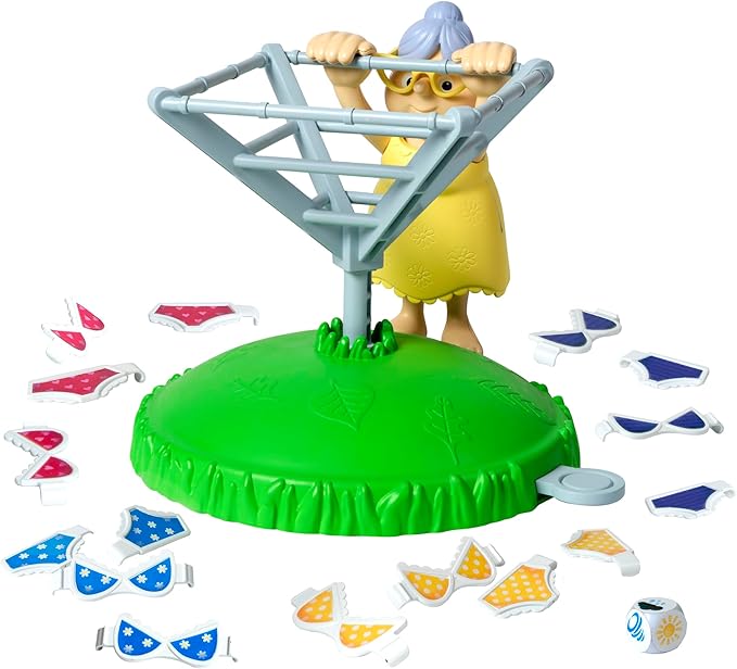 Ideal | Windy Knickers: The Silly Spinning Granny Giggling Windy Washing Game!| Kids Games | for 2-4 Players | Ages 4+