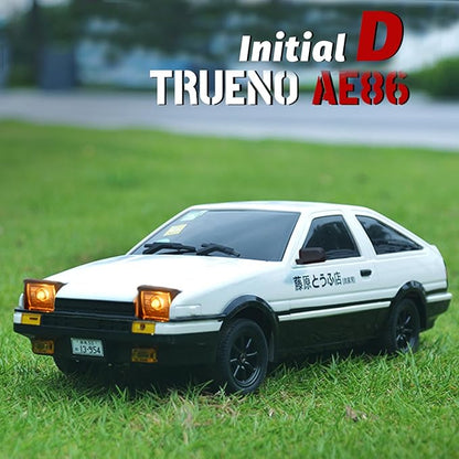 LD1801 1/18 AE86 RC Drift Car (Initial D) 3pcs Upgraded 1200mAh Batteries 2.4G 150 Brushed Motor &amp 10A ESC 3-Channel Full Proportional Remote Control