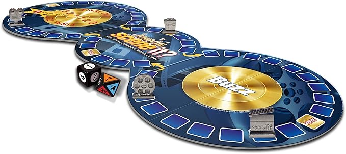 Scene It? Movie Trivia Board Game The Ultimate Movie Knowledge Test Puzzle-Solving Family Party Game Stream Real Clips with Gamestar App