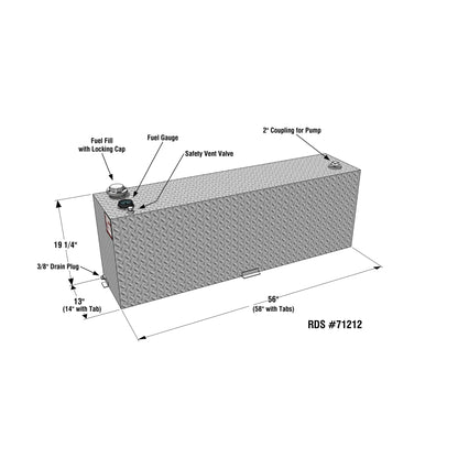 RDS MFG INC Fuel Tank - 60-Gallon