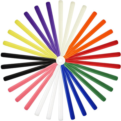 30-Pack 10-Color Taper Candles - 10 Inch Dripless & 10-Hour Burn｜Wedding/Birthday/Home Decor with Premium Wax