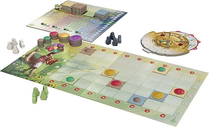 Sit Down! Tiwanaku - Sit Down! Strategy Board Game Deduction Exploration Optimization Pachamama Mother Earth Wheel Play Solo Mode Or with Up to 4 Players 30-60 Minute Play Time for Ages 14+