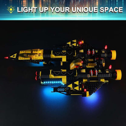 LED Light Kit for Lego 10355 Blacktron Renegade Building Set Compatible with Lego 10355 Building Blocks Model(Not Include Blocks Set)