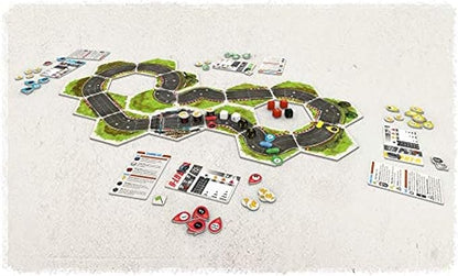 Holy Grail Games | Rallyman: GT | Strategy Board Game | Race Cars with Dice | 1 to 6 Players | 45 Minutes | Ages 10+