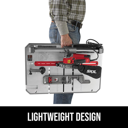 SKIL 3601-02 Flooring Saw with 36T Contractor Blade, Red and black