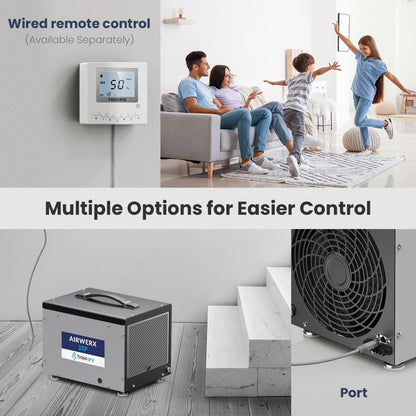 BaseAire Crawlspace Dehumidifier with Pump, Compact Dehumidifiers for Commercial, Basement and Water Damage with Drain Hose, 70 PPD, Auto Defrost, GLGR Technology, Up to 1000 Sq Ft