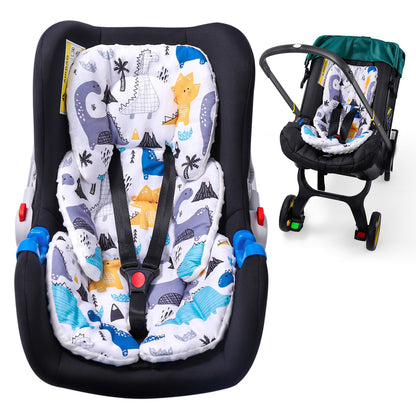 THE KENKYO Infant Car Seat Insert, 2-in-1 Reversible Baby Car Seat Cushion, Carseat Head & Body Support for Newborn, Soft Stroller Cushion Insert for Bouncer, Swing, Baby Registry Seach