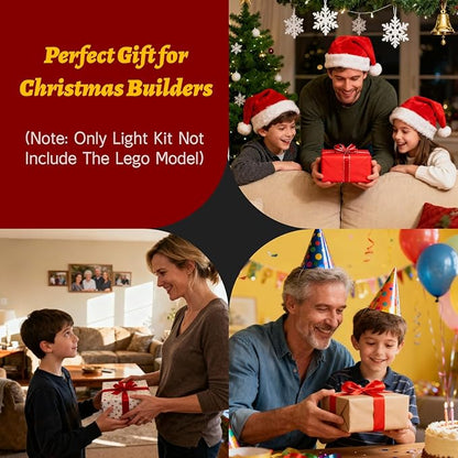 BRIKSMAX Led Lighting Kit for LEGO-10308 Holiday Main Street - Compatible with Lego Icons Building Model- Not Include Lego Set