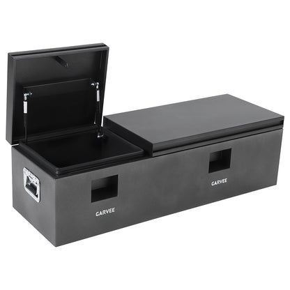 GarveeTech 56 Inch Truck Bed Tool Box, Heavy Duty Steel Truck Tool Box w/t-Handle Latch for Pickup Truck, Utility Tractor, RV, Waterproof Tool Chest for Storage & Organization, 56 × 16× 14 inch