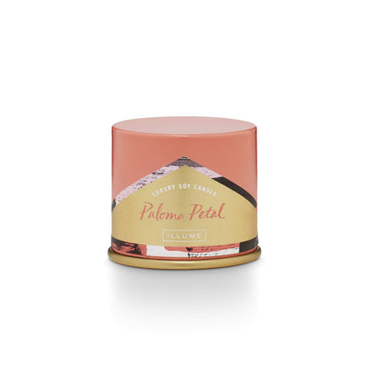 Illume Paloma Petal Soy Candle, Demi Vanity Tin, Pink, 3 oz.