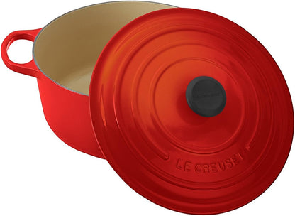 Le Creuset Enameled Cast Iron Dutch Oven - 7.25 Qt. | Signature Round in Flame Color