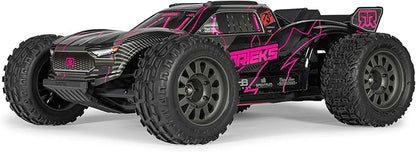 ARRMA RC Truck 1/10 VORTEKS 223S DSC 2WD RTR Brushless Stadium Truck Pink (Lipo Battery and Charger Not Included) ARA3505T3