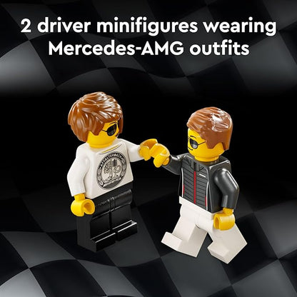 LEGO Speed Champions Mercedes-AMG G 63 &amp SL 63 Building Toys - Kids Pretend Play Toy Cars for Boys &amp Girls Ages 10+ Years - Gifts for Christmas - 76924
