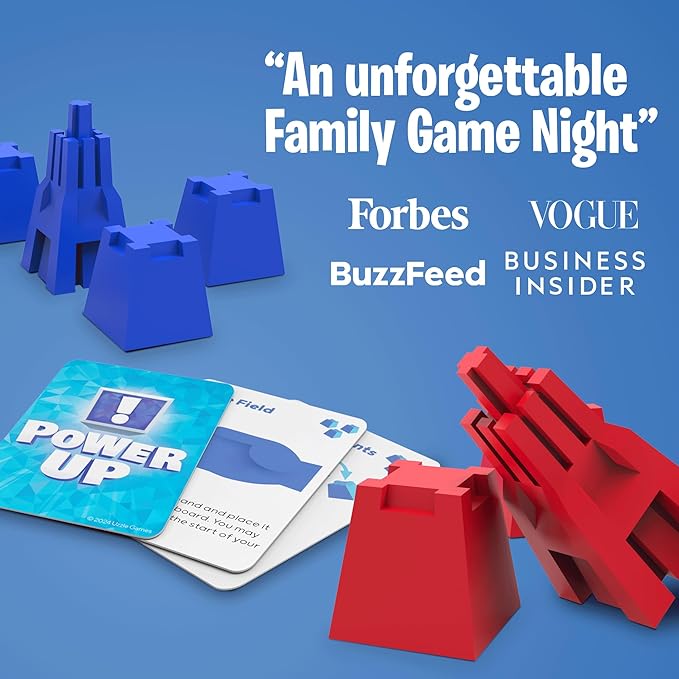 Pixel Forts Board Game by Uzzle Games | Fun Games for Kids (Age 6+) Teens Family Board Games | Build Your Defense &amp Protect Your Fort Interactive Building Game for Home School Work &amp Trav