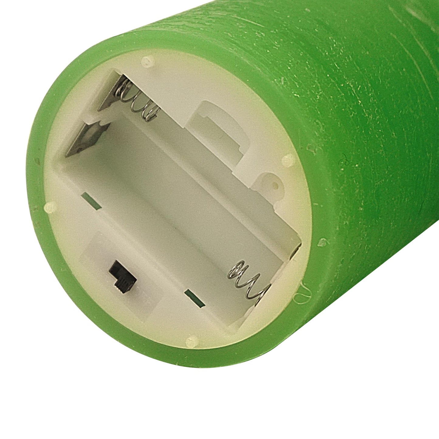 Magiq Set of 3 Apple Green Battery Operated Flameless Candles with Remote Timer Realistic Flickering Real Wax LED Pillars for St. Patrick's Day Table Centerpieces Christmas Decorations Home Decor