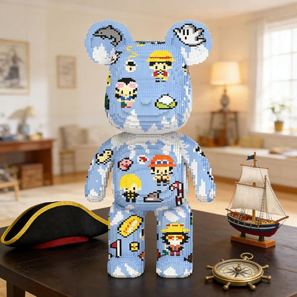 Big Pirates Sticker Bear Building Blocks (21950 PCS) Creative Animal Brick Set for Kids &amp Adults Micro Building Blocks Teddy Blocks Children Toys for Christmas Halloween Anniversary