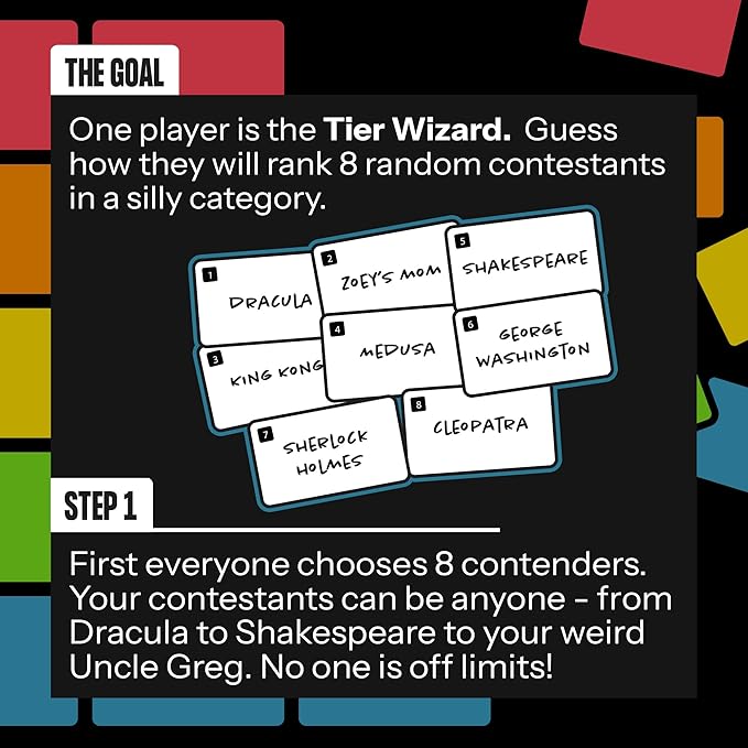 Indie Boards &amp Cards Top Tier - Hilarious Party Game of Creative Rankings and Fun Challenges