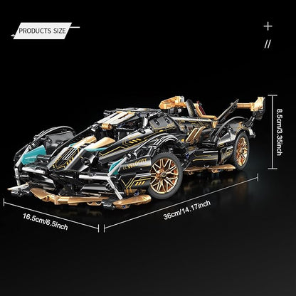 Sport Car Building Block Sets for AdultsRace Car Collectible 1:14 Model Scale Engineering Toy Birthday for Men Teens Boys Car Fans 8+ 8-12 12-16 13 14 14+