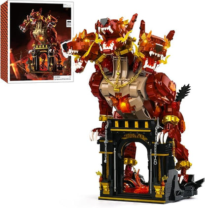 Dog Building Set for AdultsAnimal Toy for Home Office DecorBuilding Blocks with Display Stand and LED LightIdeal Gift for Adult Men Teens 14+ (2317pcs)