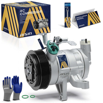 AISIN AFTERMARKET ACCF-00844 Air Conditioner AC Compressor - Compatible with Subaru Forester 2014-2018, Crosstrek 2016-2017, XV Crosstrek 2013-2015, Impreza 2012-2016