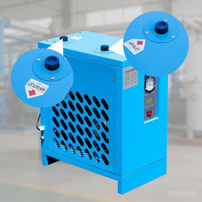 HPDAVV Industrial Refrigerated Air Dryer with R134a Cooling System for Air Compressors – 35 CFM, 0.58 KW, 110V/60Hz – Removes Moisture, Oil, Contaminants – Ideal for Workshop, Garage, Pneumatic Tools