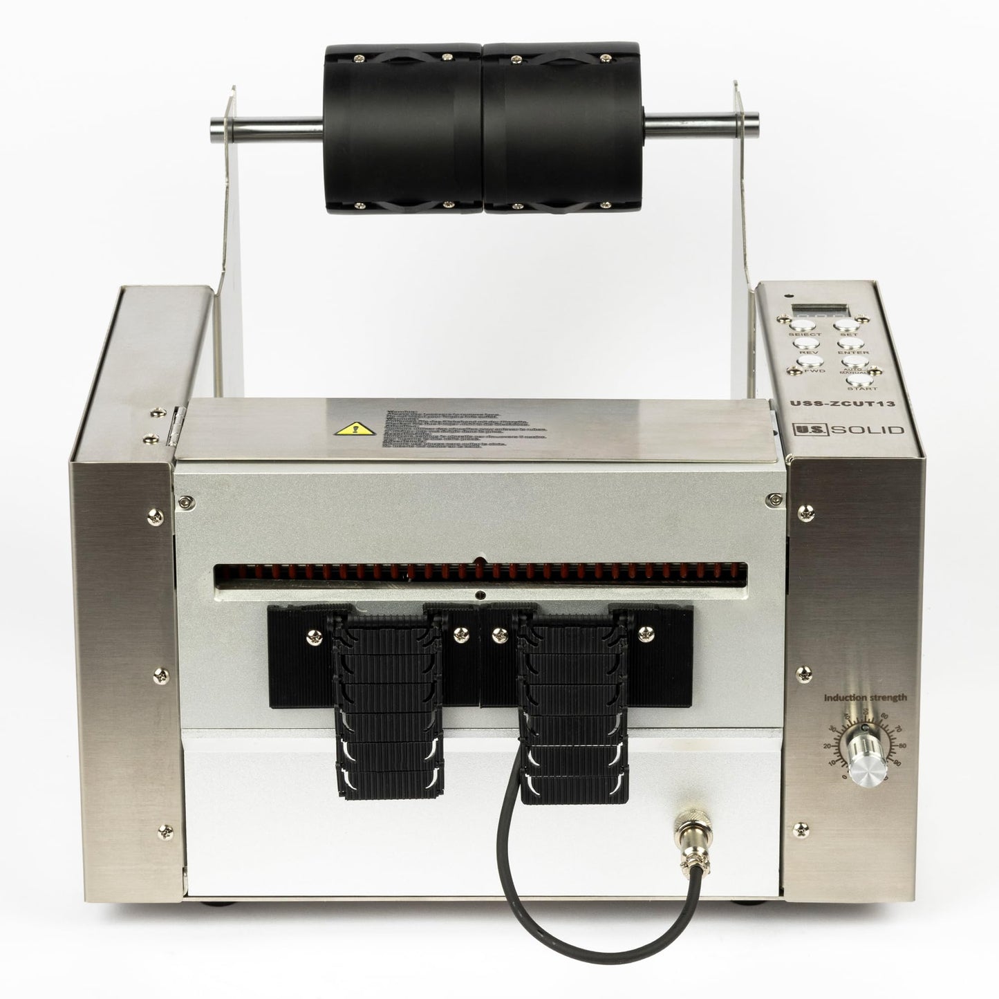 U.S. Solid Automatic Tape Film Dispenser Electric Cutting Machine USS-ZCUT13, Width 7.87 in, High Speed