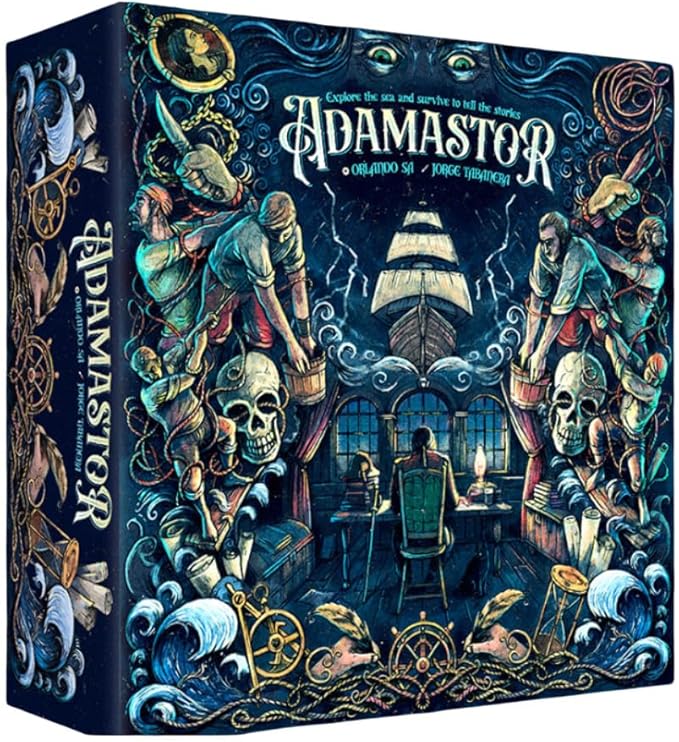 Adamastor Board Game - Hand &amp Tableau Management Strategy Game Set in The Age of Discovery Story-Driven Family Fun for Kids &amp Adults Ages 14+ 1+ Players 30 Minute Playtime