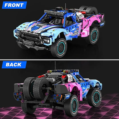 Baja 1000 Trophy Truck Building Blocks Kit1:12 Scale MOC Race Car Building ToysCollectible Car Modelfor 14+ Year BoysAdult(1341 Pieces)