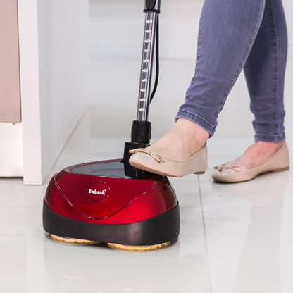 Ewbank EP170 Complete Cleaner, Washer, Scrubber, Scourer, and Polisher, Interchangeable Brushes and Pads Multi-Use Floor Machine, 2200 rpm, Lightweight, Red, 8 Pound