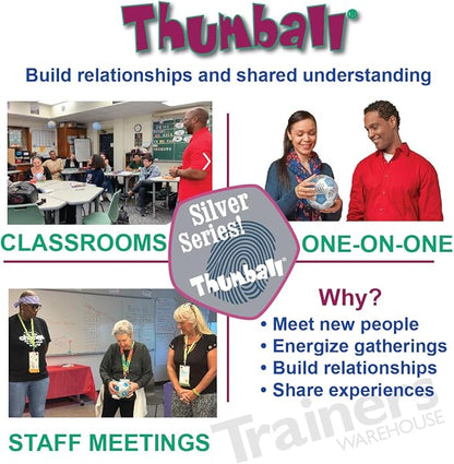 Trainers Warehouse 6 Thumball Collection 32 Prompts for Conversation Team Building Relationship and Training