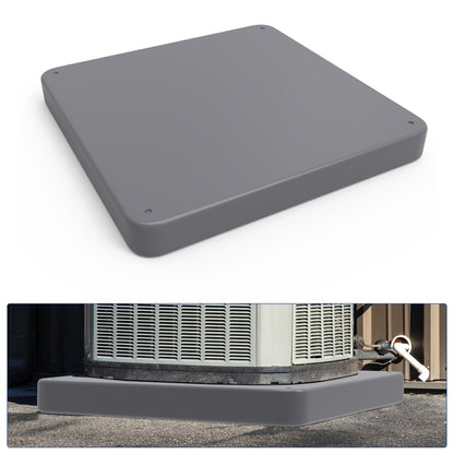 Wintcomfort Wincomfort Condenser Pad for Air Conditioner Heat Pump, 24'' x 24'' x 3'' AC Base Stand Plastic Outdoor Condenser Equipment Anti-Vibration Pads
