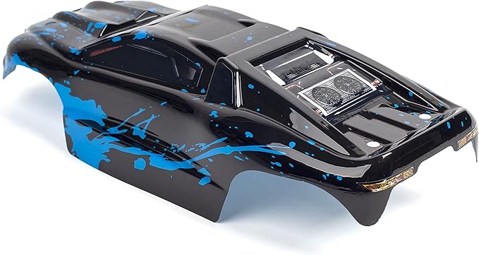 SummitLink Custom Body Muddy Blue Over Black Style Compatible for e-Revo Mini 1/16 Scale RC Car or Truck (Truck not Included) ERMN-BB-01