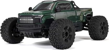 ARRMARC Truck 1/10 Big Rock 4X4 223S BLX BRUSHLESS Street Truck RTR (Batteries and Charger Not Included) with DSC (Green) ARA4312V4T2