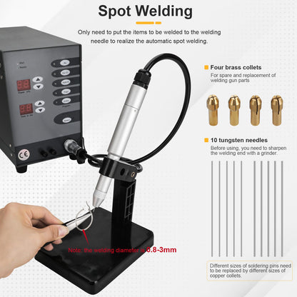 LVCHEN Pulse Arc Welder Permanent Jewelry - Orion Jewelry Welder,110v Permanent Jewelry Welder Kit,100a Welder for Permanent Jewelry