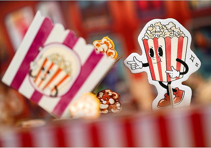 IELLO: Popcorn Strategy Board Game Manage a Movie Theater Attract Cinema Guests Competitive 60 Minute Play Time 2 to 4 Players for Ages 10+