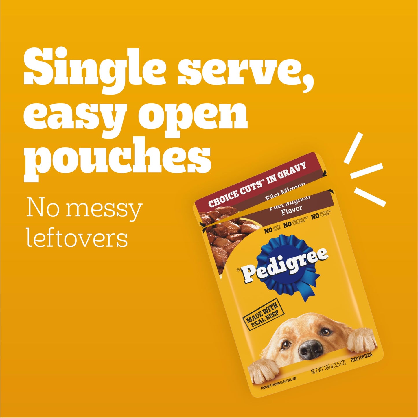 Pedigree Choice Cuts in Gravy Adult Soft Wet Dog Food 30-Count Variety Pack, 3.5 oz. Pouches