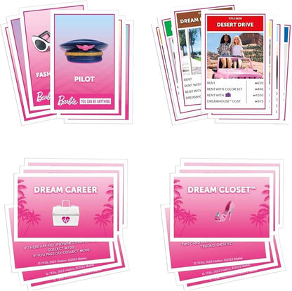 Barbie Monopoly Box Game