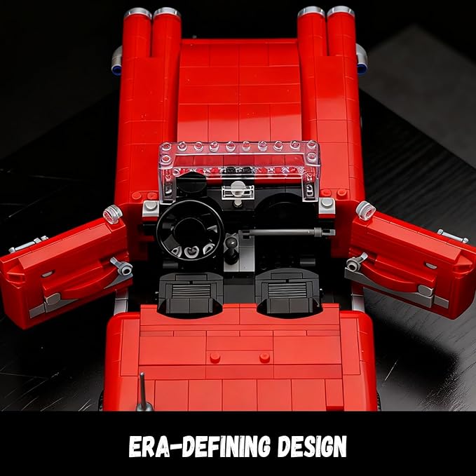 Car Model Building Set Compatible with Lego Car 1285 PCS Removable Roof Design Steering Linkage System Creative Building Toy Halloween Decoration for Teens &amp Adults 14+