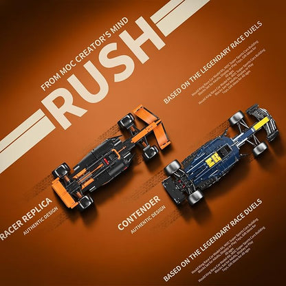 Mould King 13208 Race Car Model Toys MOC Bricks Collectible Sportscar Building Blocks Racing Car Building Kits for Adult Static Version 1480 Pieces