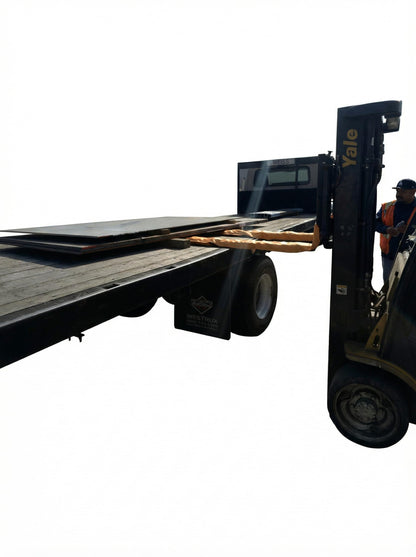"Fork Tender" Forklift Fork Covers for Delicate Load Handling, Heavy Duty Hi Vis Nylon Protective Sleeve, Fits Forks 3"-6" Wide (36"-42" Long Forks)