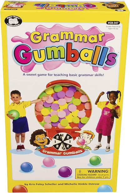 Super Duper Publications | Grammar Gumballs® Board Game | Educational Learning Resource for Children