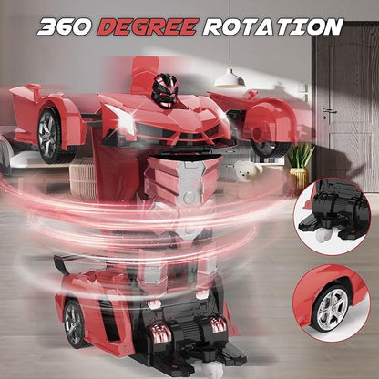 Transform Remote Control Car Toy for Kids 4 5 6 7 8 Remote Control Car for Boys 4-7 Transform Cars for Boys 4-6 Toy Car 5 Year Old Boy Toys for 3 4 5 6 7 8 9 10 11 12 Years Old Boy