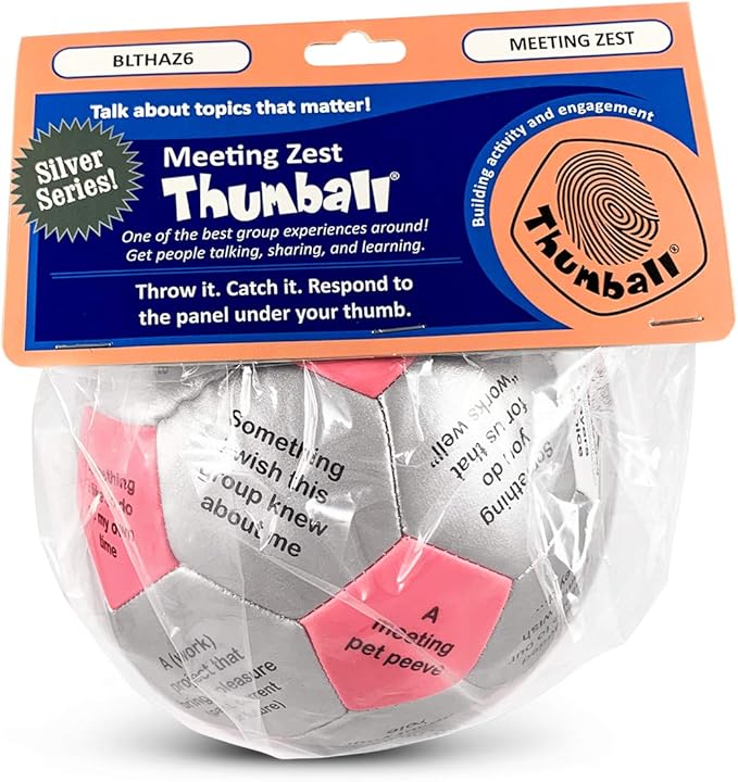 Trainers Warehouse 6 Thumball Collection 32 Prompts for Conversation Team Building Relationship and Training